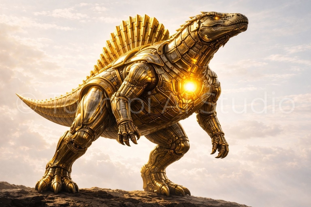 S05 - Cyber Dinosaur Artworks - Spinosaurus / 10 Artworks (4K)
