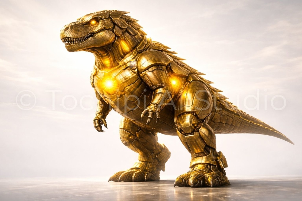 S05 - Cyber Dinosaur Artworks - Tyrannosaurus / 10 Artworks (4K)