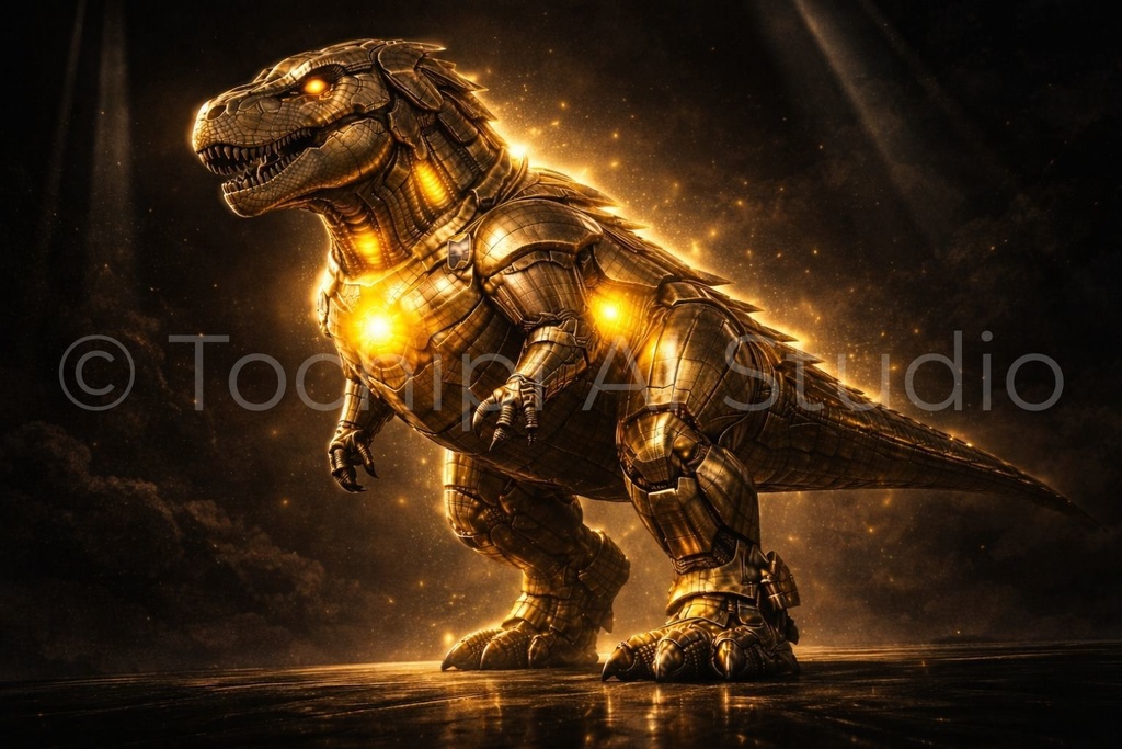 S05 - Cyber Dinosaur Artworks - Tyrannosaurus / 10 Artworks (4K)