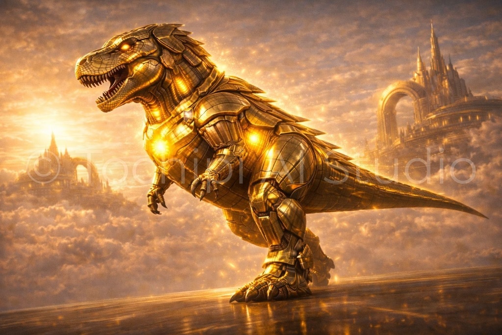 S05 - Cyber Dinosaur Artworks - Tyrannosaurus / 10 Artworks (4K)