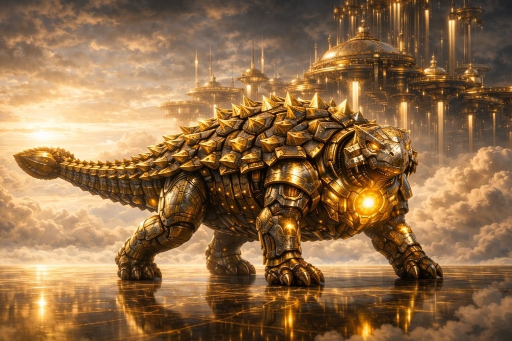 S05 - Cyber Dinosaur Artworks - 5 Species / 50 Artworks (4K)