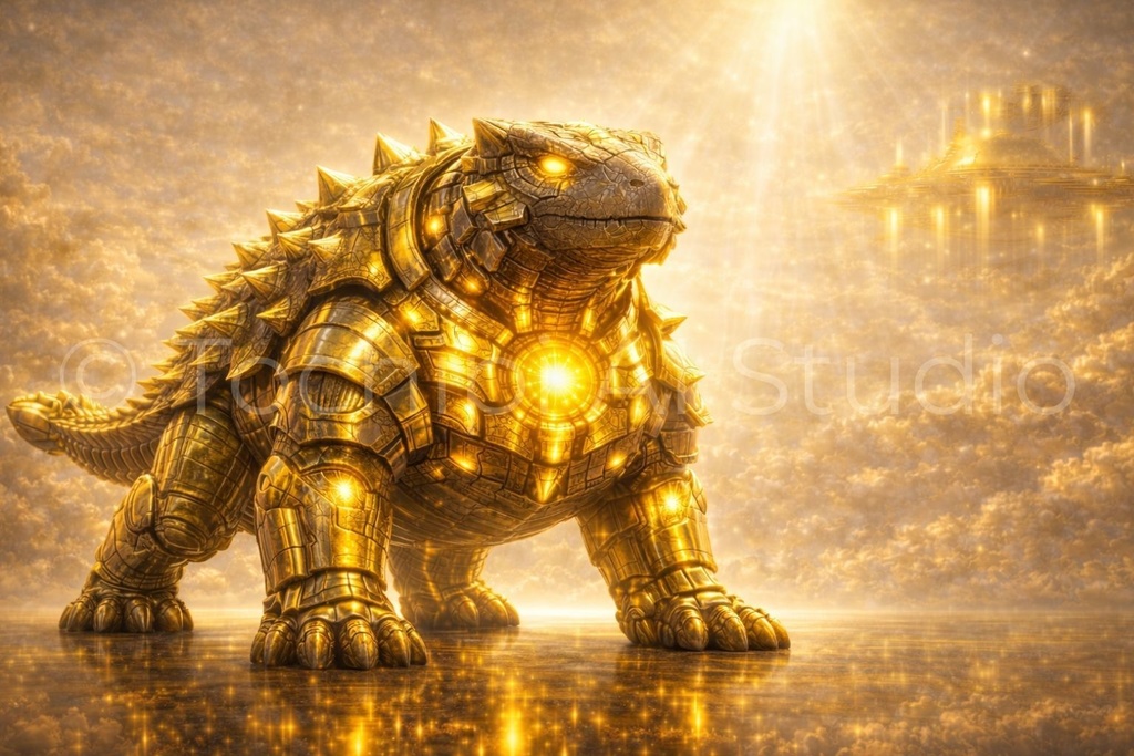 Cyber Mecha Dinosaur Artworks - Ankylosaurus 5 Series / 10 Artworks (4K)
