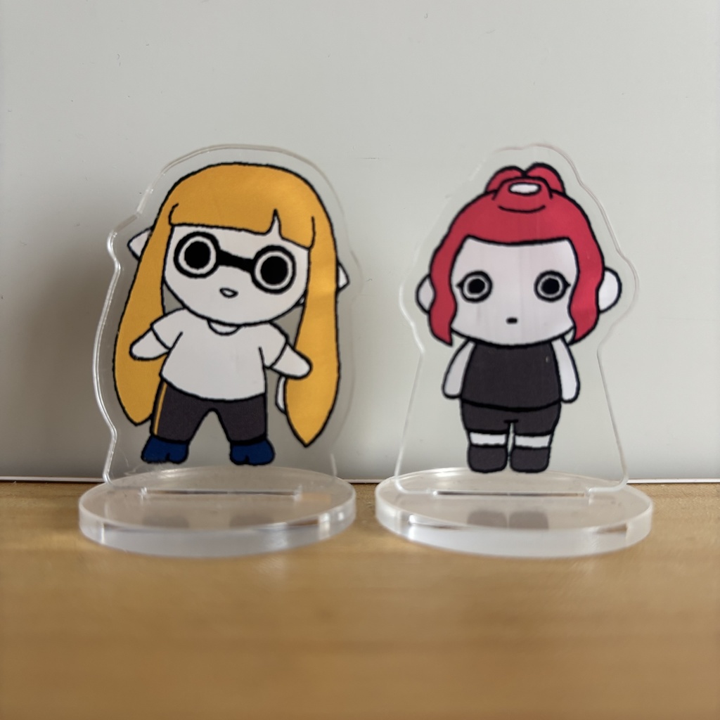 めイカ＆めタコのアクリルスタンド