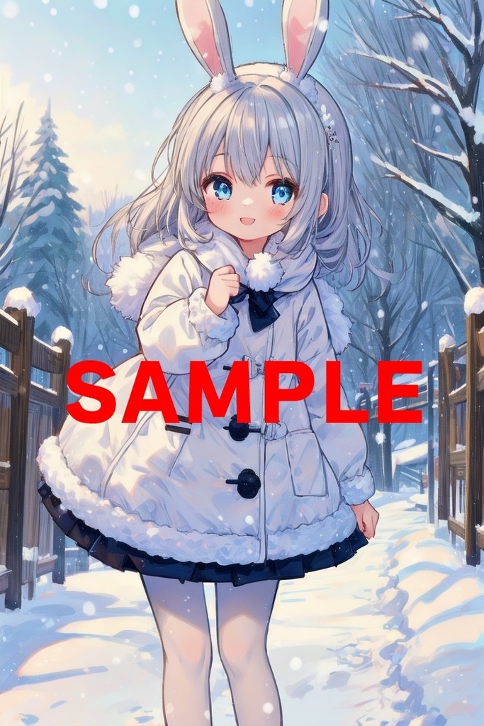 タイツっ娘collection vol.6~銀世界と白タイツうさぎ~