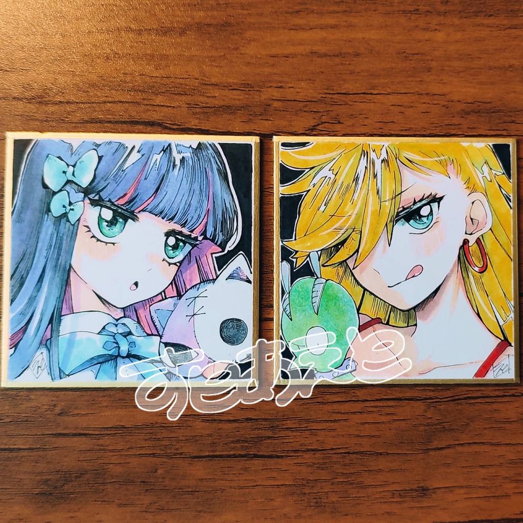 PANTY & STOCKING まめ色紙セット