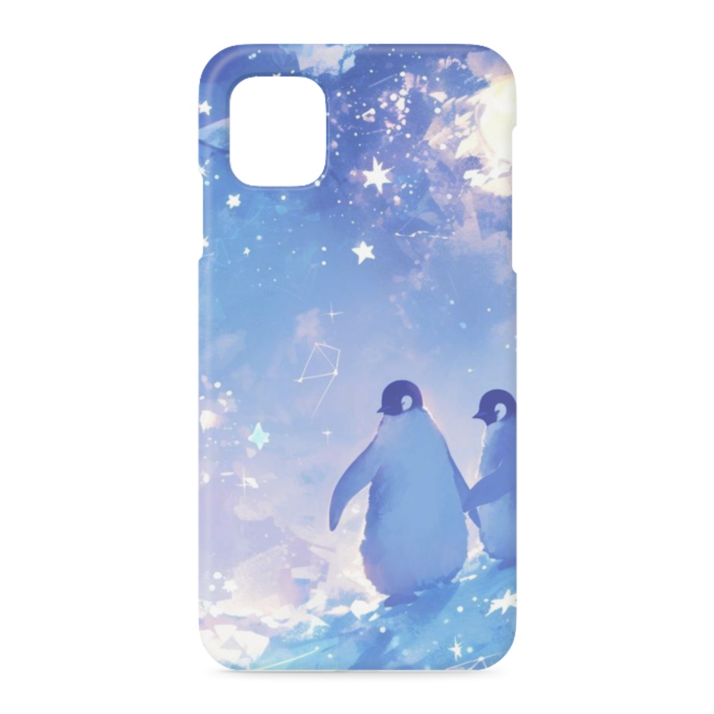 【iPhoneケース】ペンギンと空