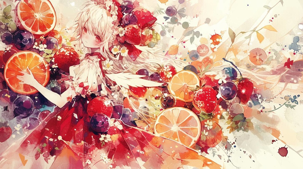 【Androidケース】フルーツの潤い