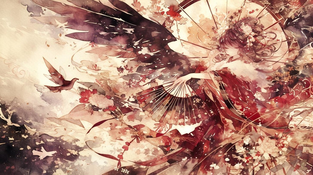 【iPhone手帳型ケース】強く美しく舞う