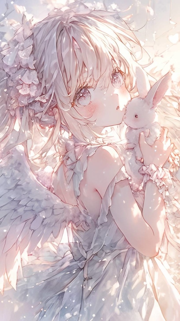 【缶バッジ】I ♡ RABBIT