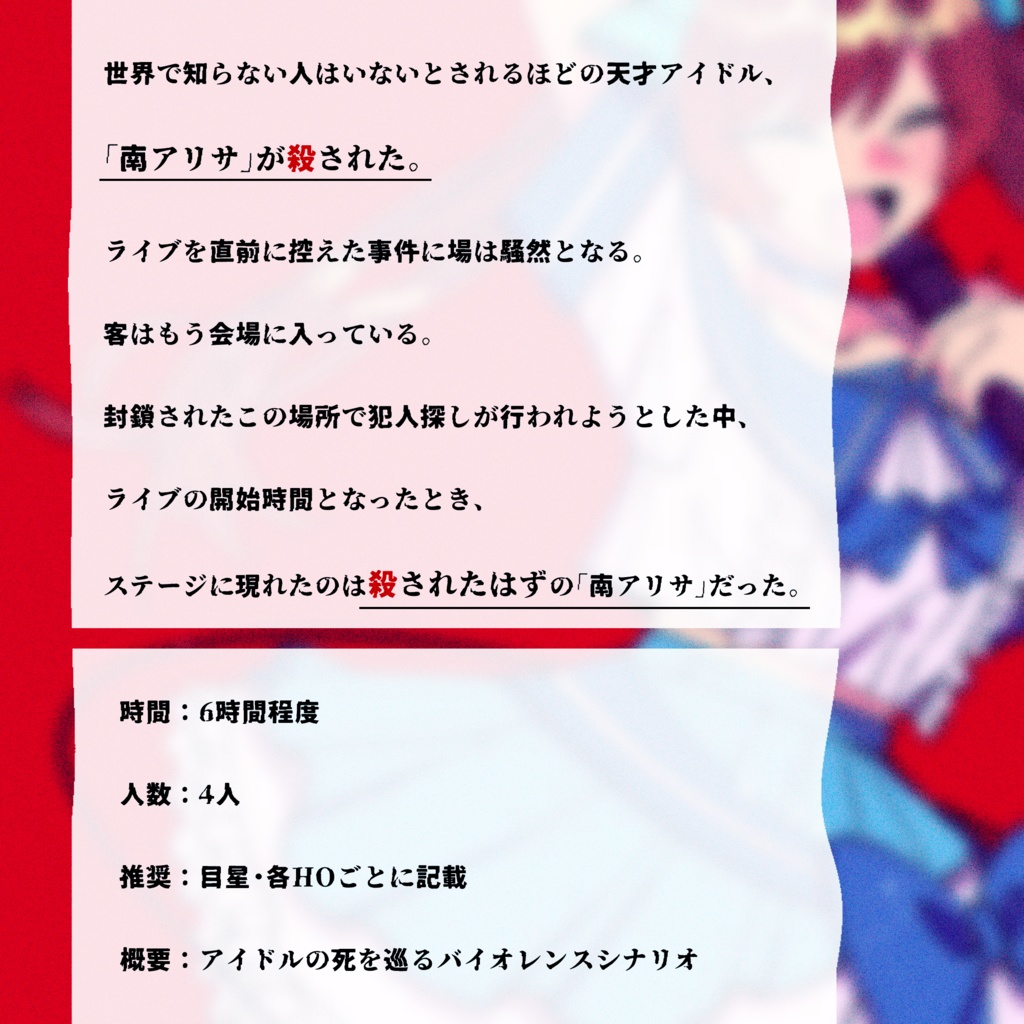 【CoC 6th】天才アイドル南アリサは何故死んだのか?【SPLL:E110153】