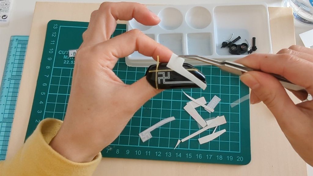 Custom Decals for 1/12 Model of Mikey's Honda CB250T