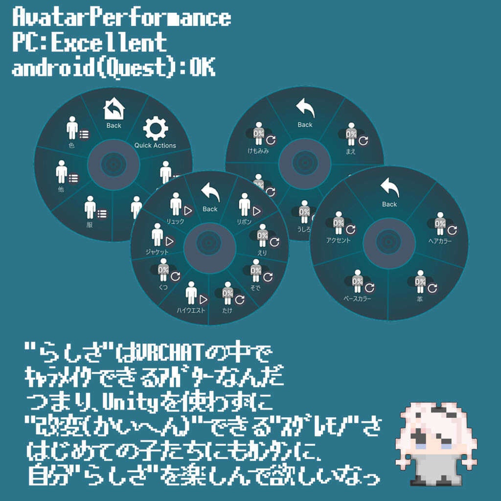 ローポリ3Dモデル『"らしさ"』【VRChatでキャラメイク】