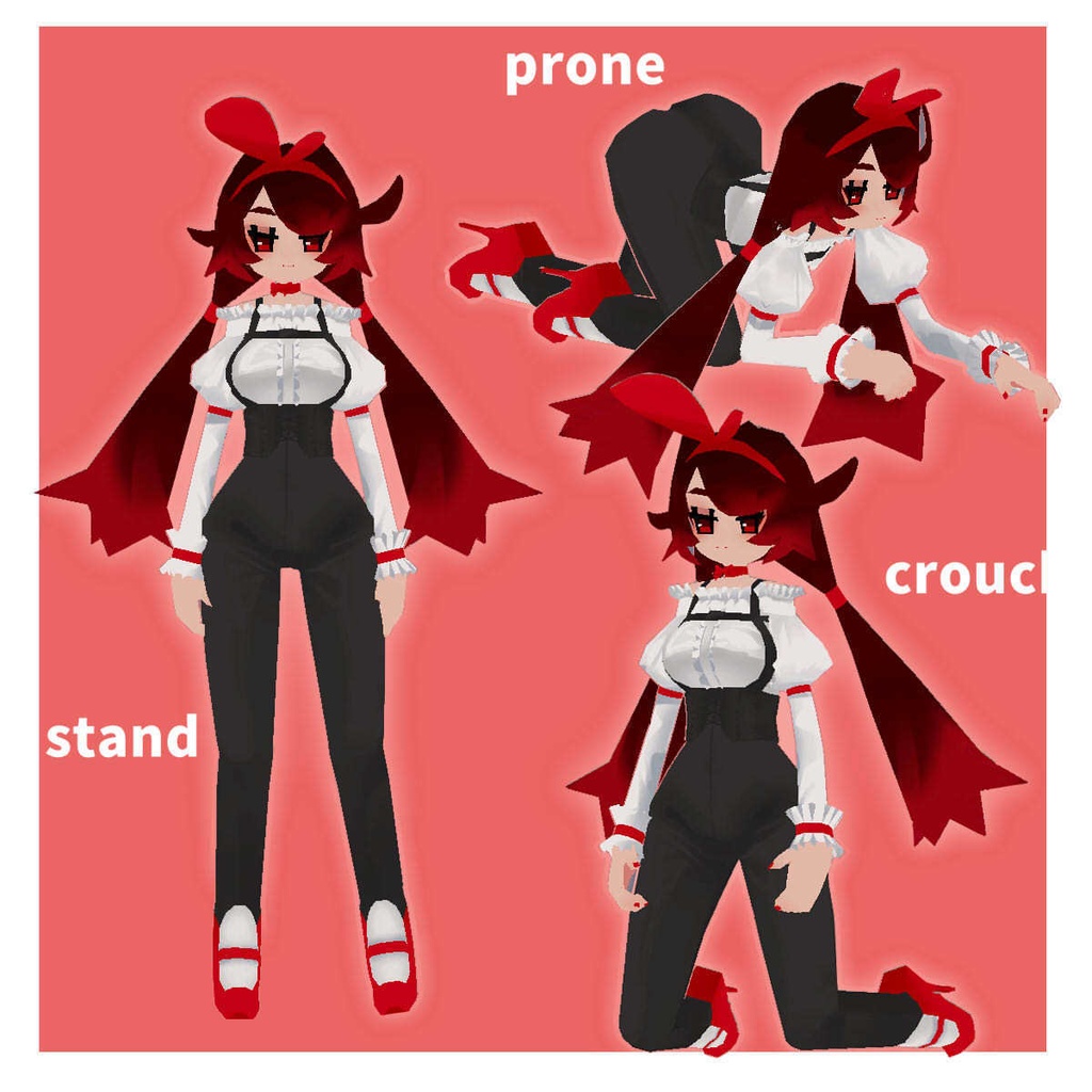 『ネキ』 VRChat向けアバター【クロスプラットフォーム対応】