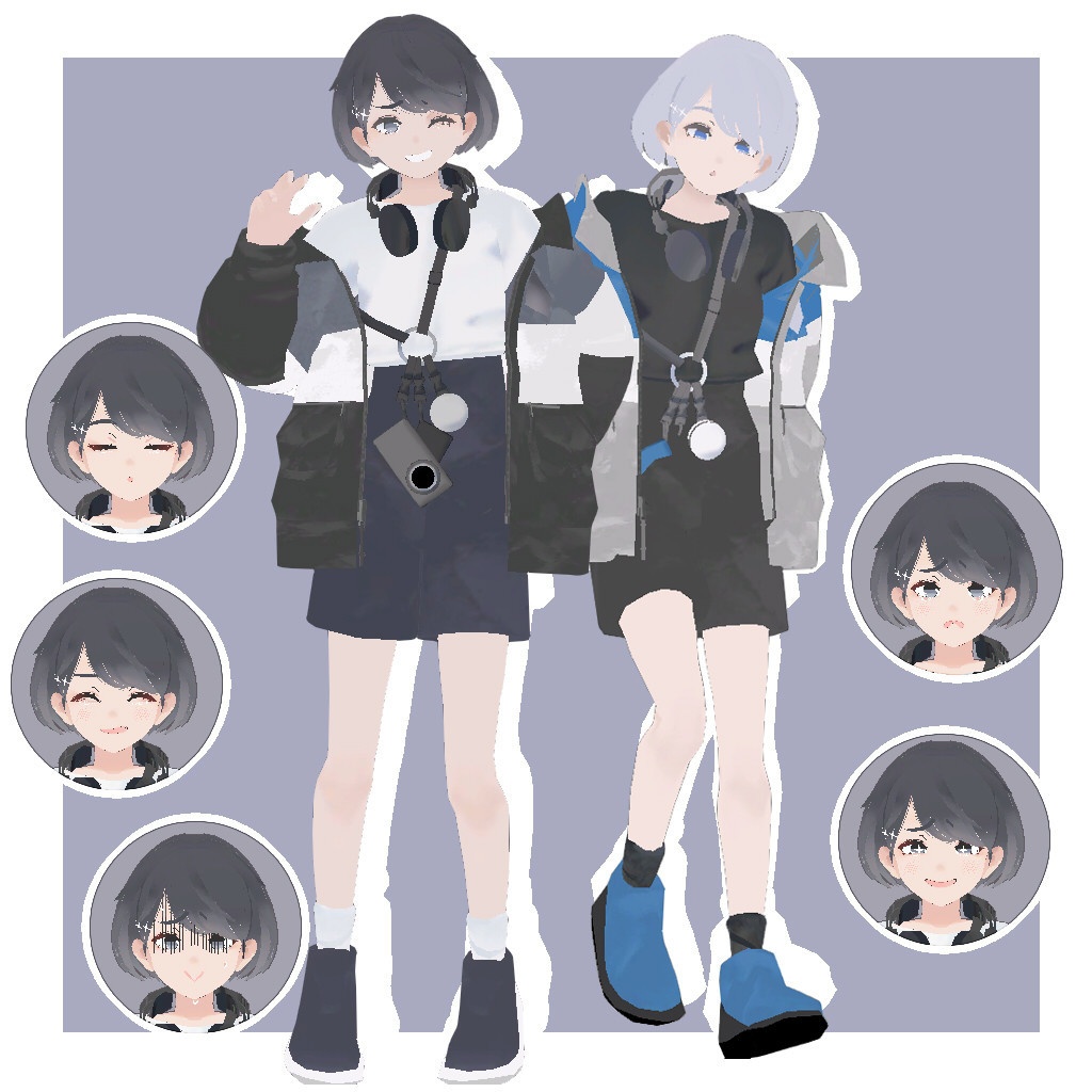 『からぬ』 VRChat向けアバター【クロスプラットフォーム対応】