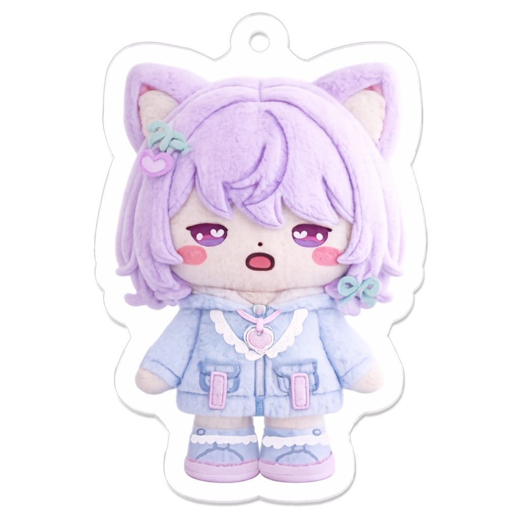 るるぬい風アクリルキーホルダー