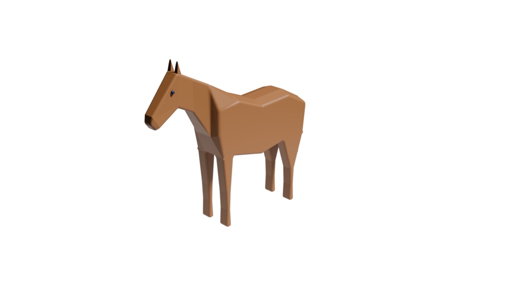 ウマ【3Dモデル】