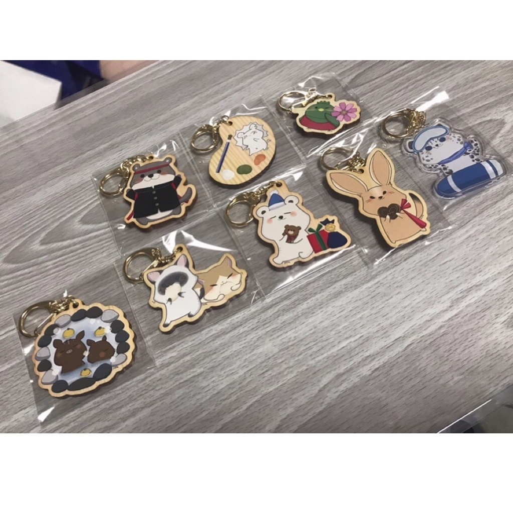 動物×四季 キーホルダー