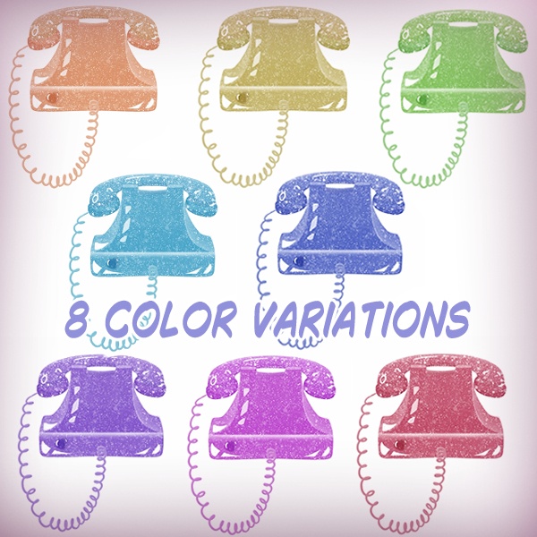 Live2D Retro Telephone Asset (Interactive Animations!)