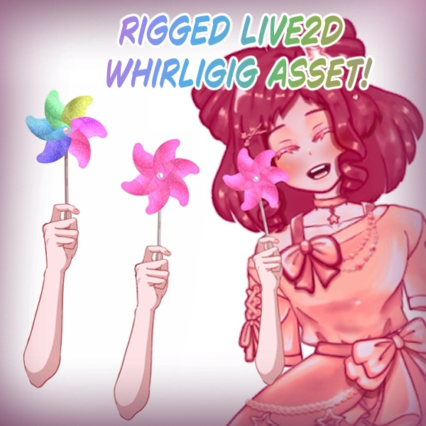 Rigged Live2D Whirligig Asset