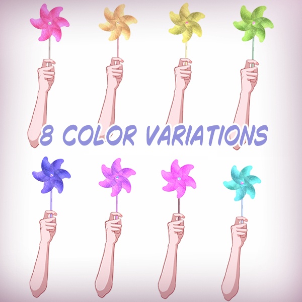 Rigged Live2D Whirligig Asset