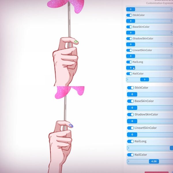 Rigged Live2D Whirligig Asset