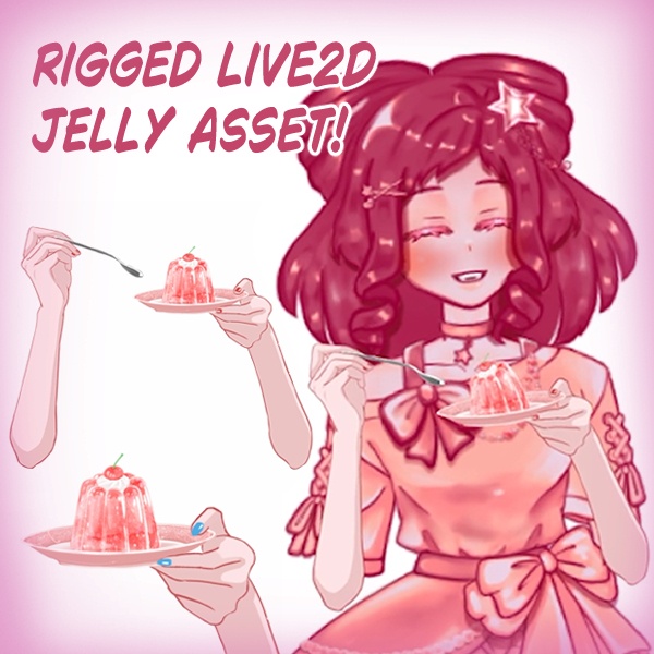 Rigged Live2D Jelly Asset