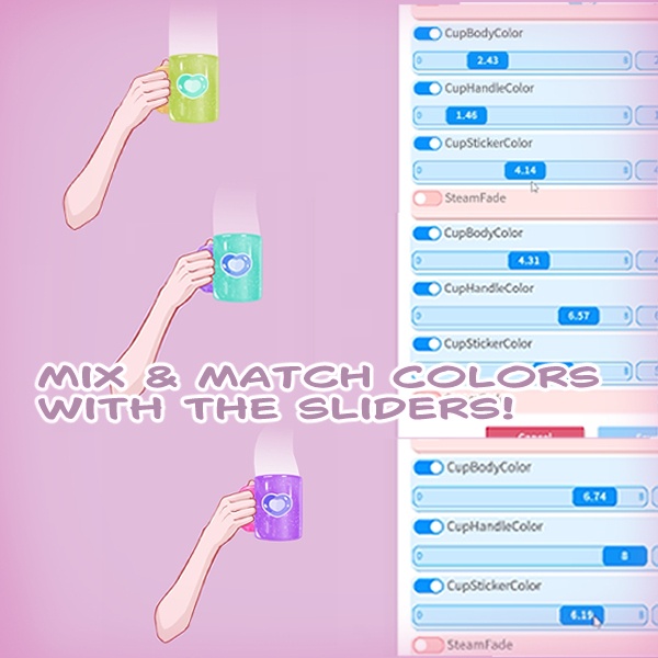 Rigged Live2D Warm Cup Asset