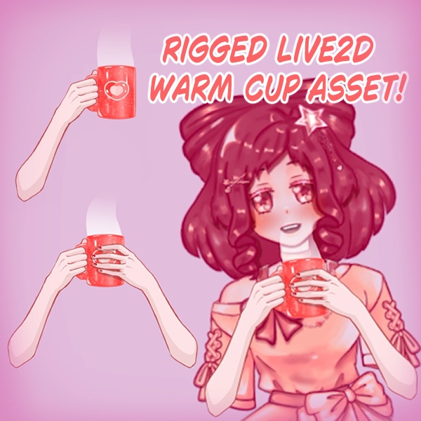 Rigged Live2D Warm Cup Asset