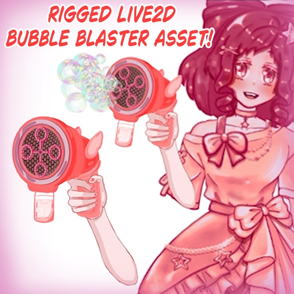 Rigged Live2D Bubble Blaster Asset