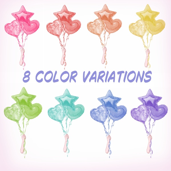 Balloons - Live2D Rigged Balloons Asset