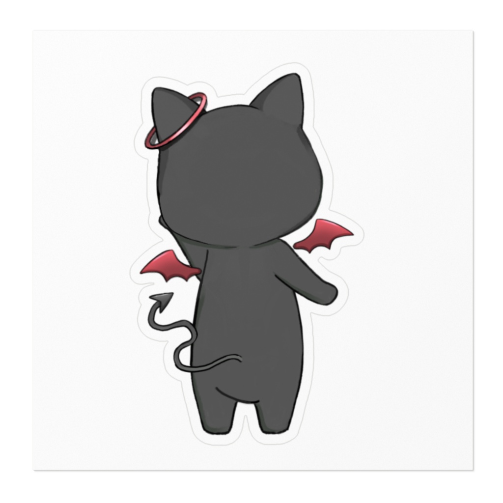 【まおたろう.後ろ向き】ステッカー