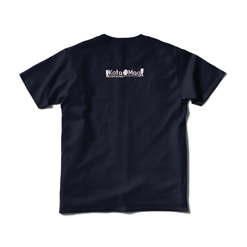 【まおたろう.たいやきもぐもぐ】Tシャツ ネイビー