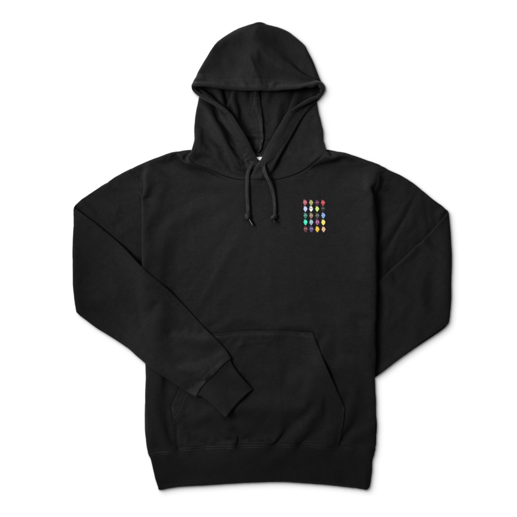 【非公式】ぼこぼころねすきーパーカー 両面プリント