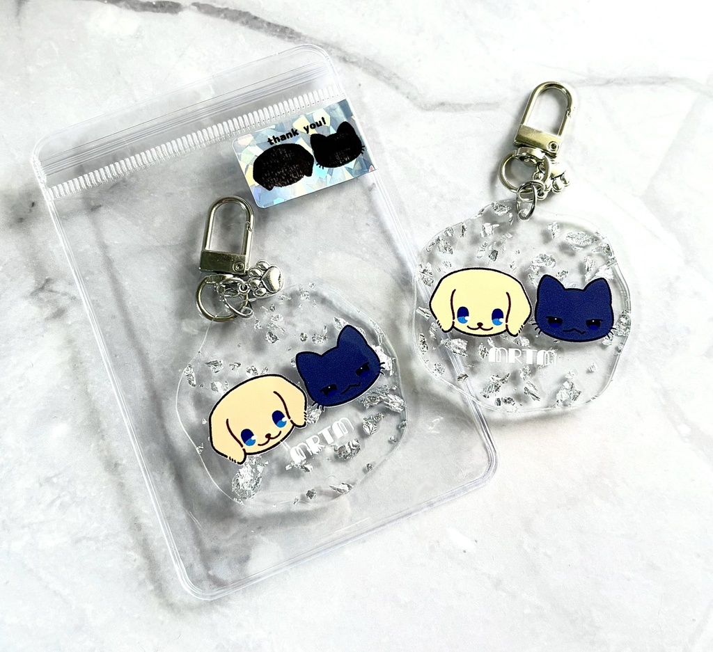 いぬねこアクキー