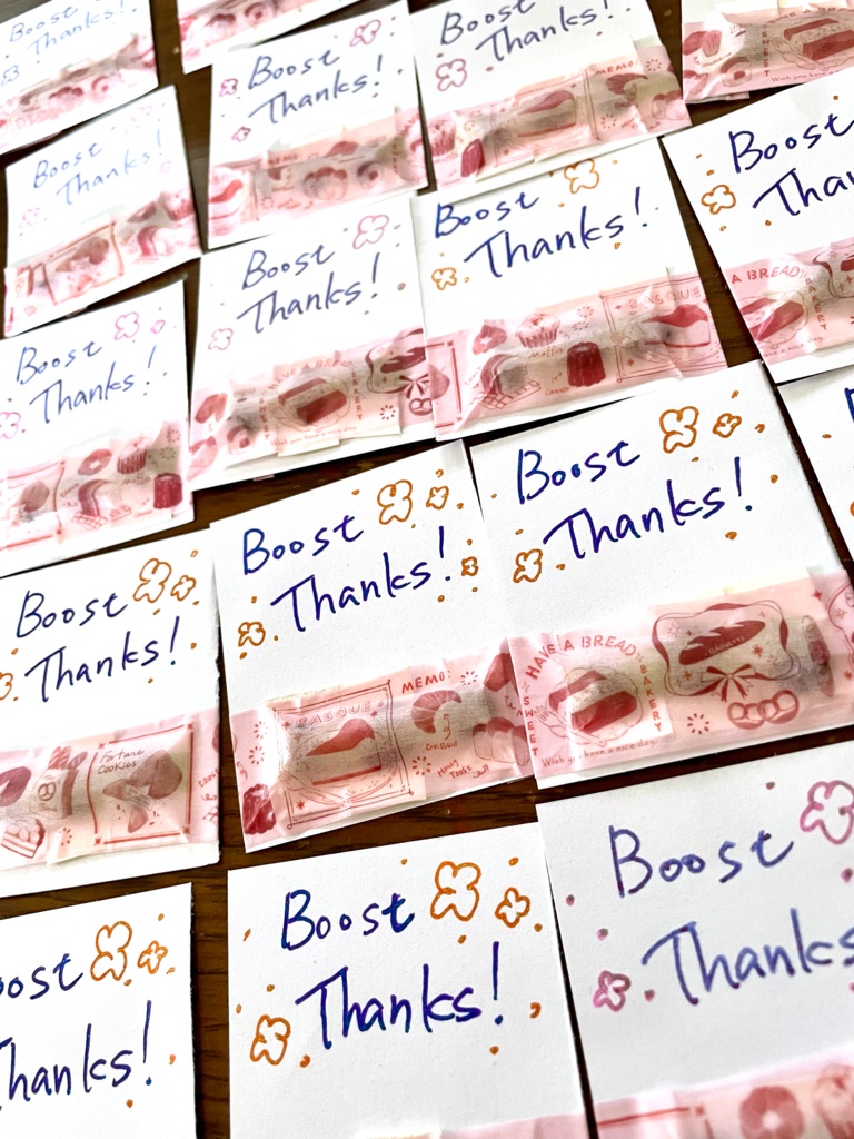 ☆前回BOOST色販売所