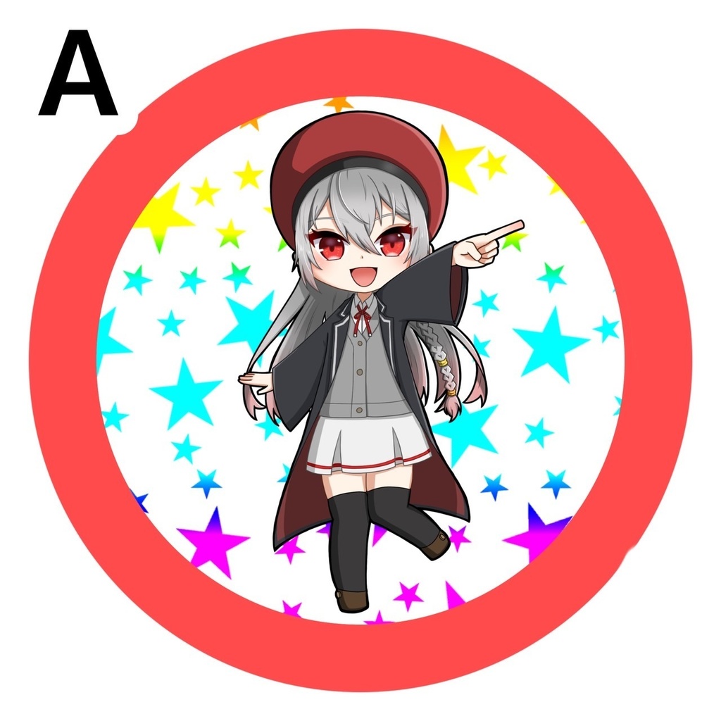 白雪 冬花生誕祭缶バッジ(A&B)