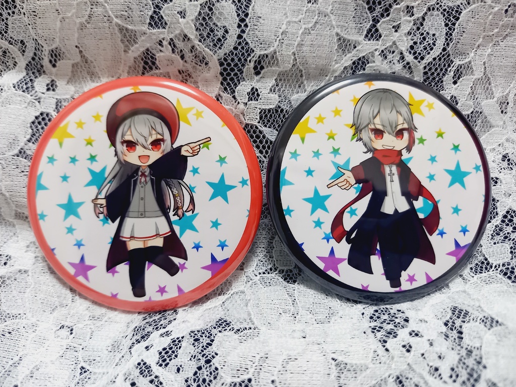 白雪 冬花生誕祭缶バッジ(A&B)