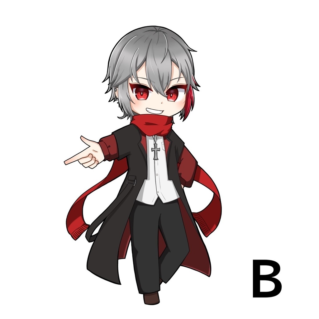 白雪 冬花生誕祭グッズアクリルキーホルダー(A&B)