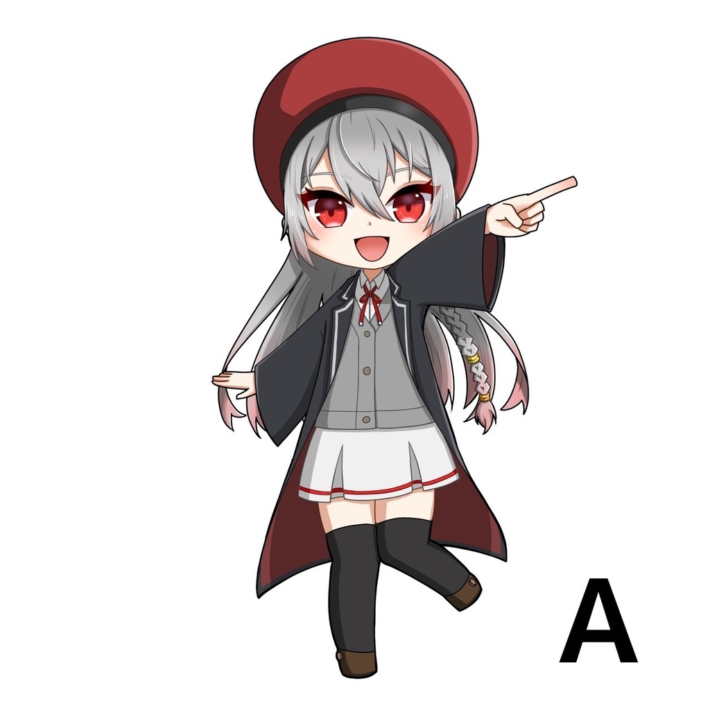 白雪 冬花生誕祭グッズアクリルキーホルダー(A&B)