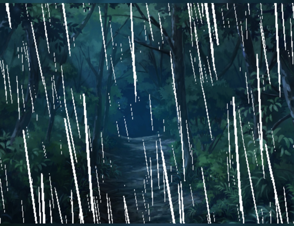 TRPGシーン：雨