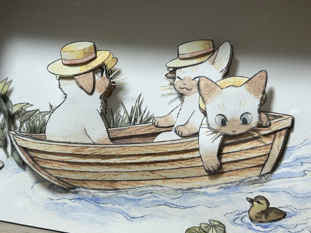 「小舟」シャドウボックス