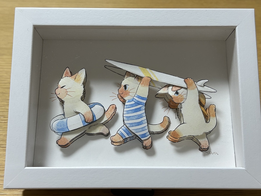「海だ！」シャドウボックス