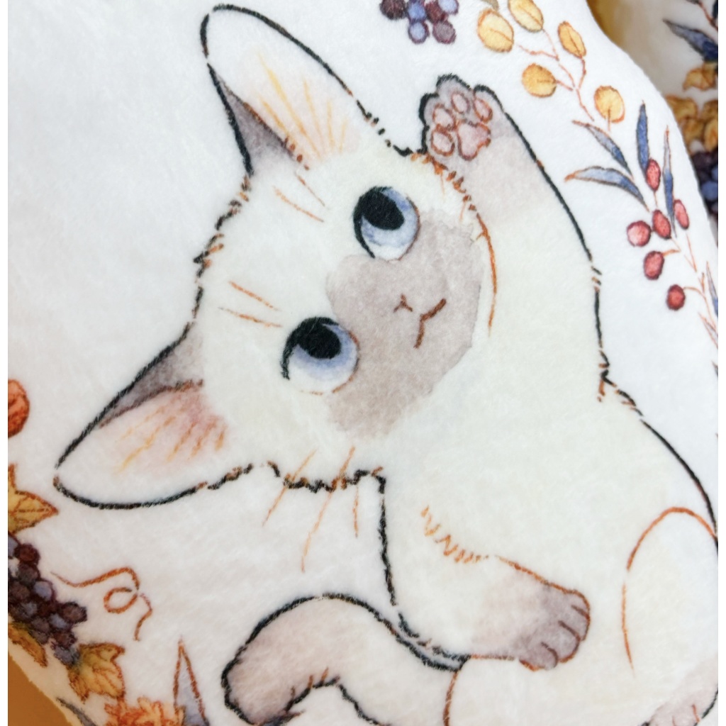 秋色ふかふかクッション