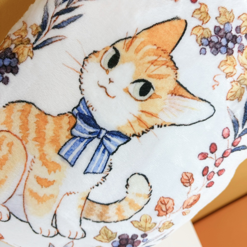 秋色ふかふかクッション