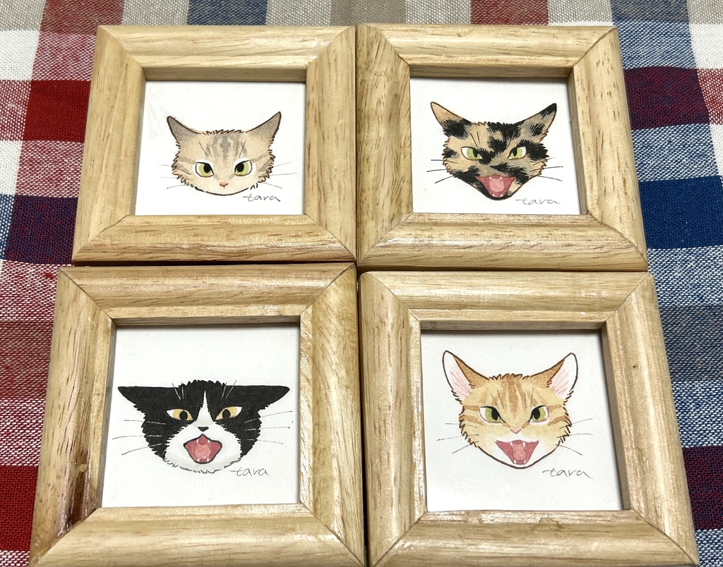 「おこりんぼねこ」ミニ原画A