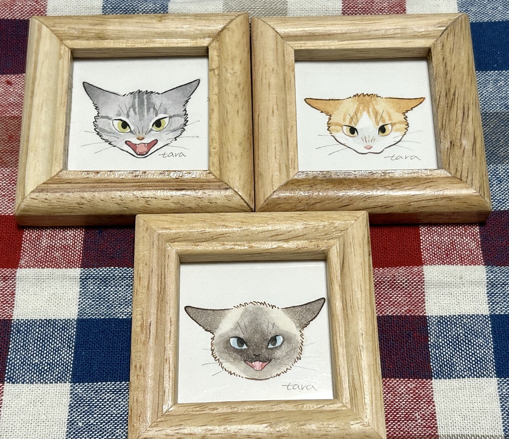 「おこりんぼねこ」ミニ原画A