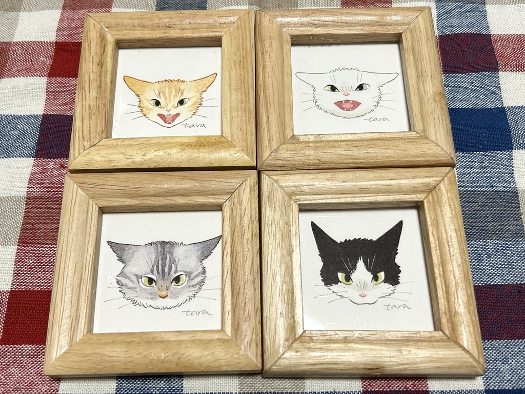 「おこりんぼねこ」ミニ原画B