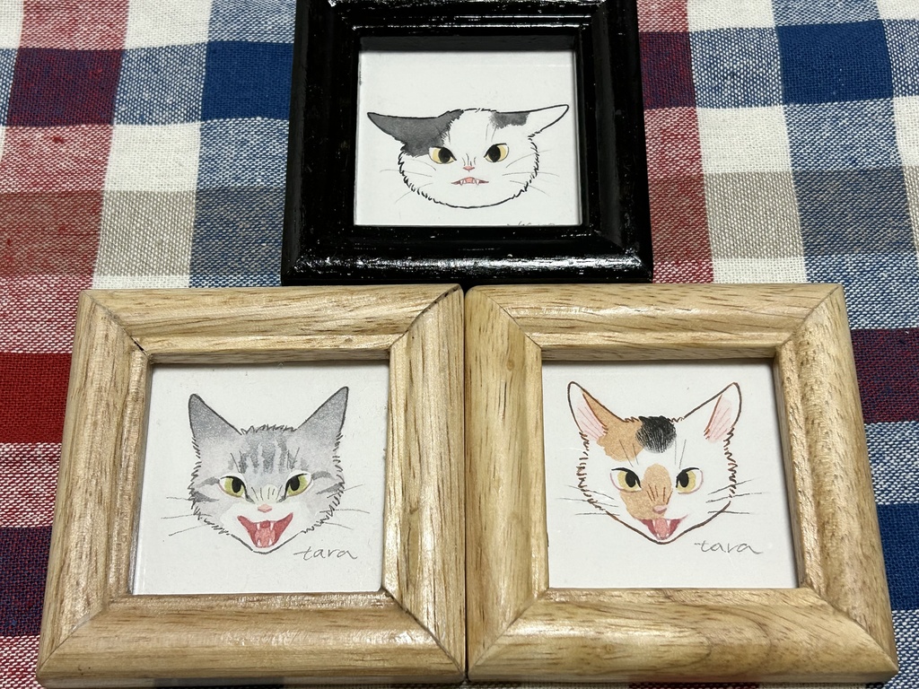 「おこりんぼねこ」ミニ原画B