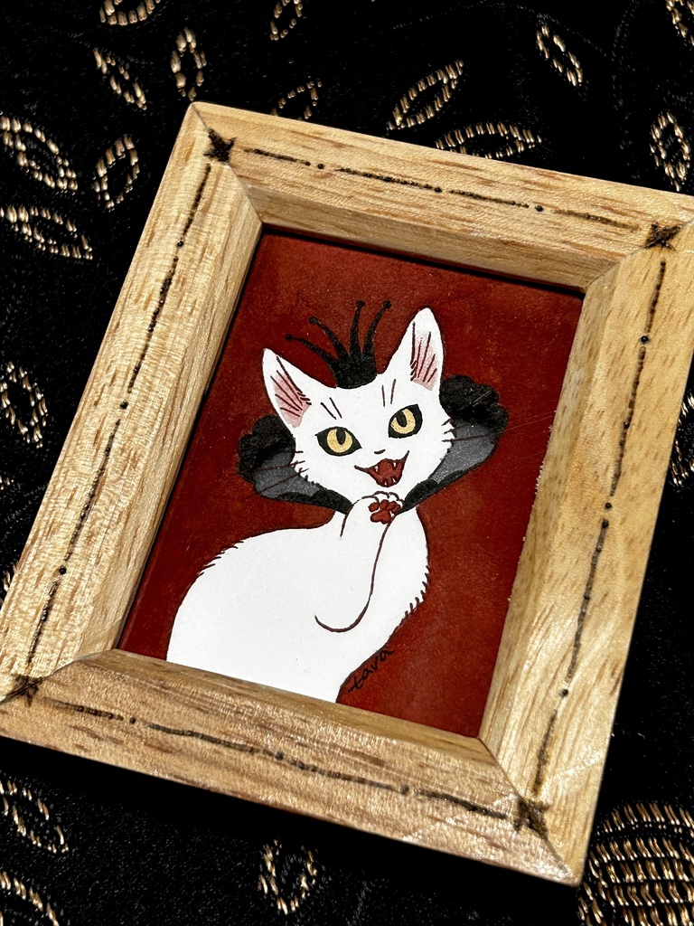 ハロウィンねこミニ原画