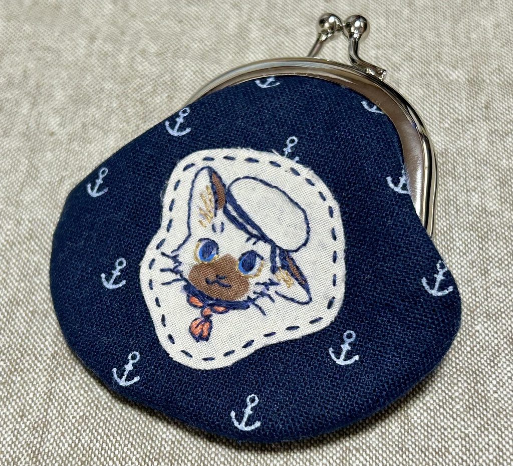 水兵ねこがまぐち